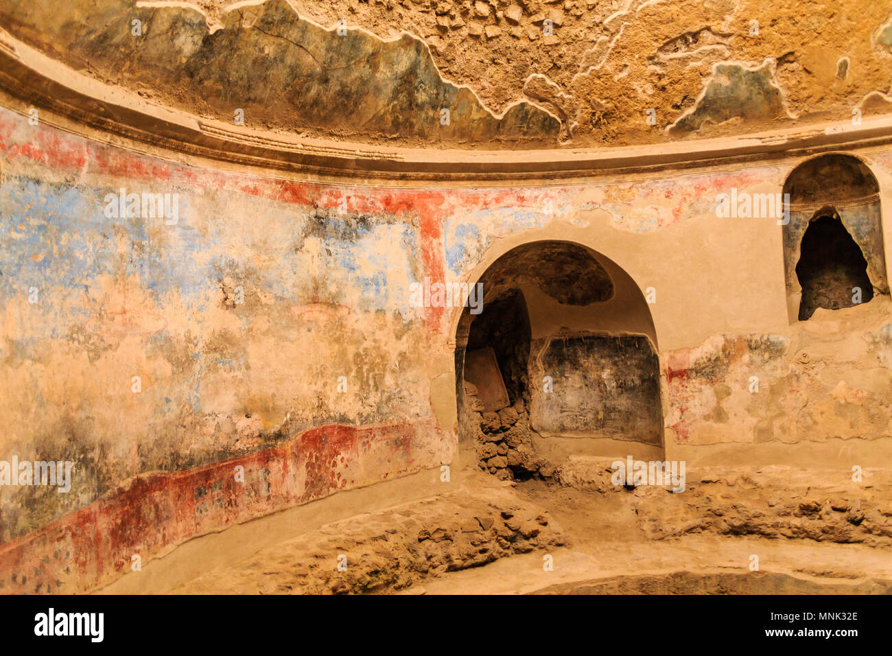 Details in Public Baths in Pompeii Stock Photo Alamy