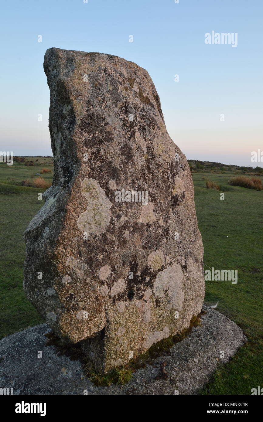 The Hurlers Stone Circle Minions Cornwall Stock Photo
