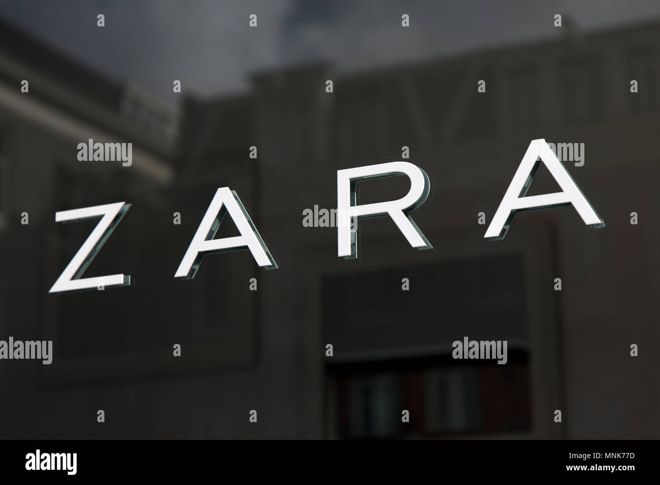 Amsterdam, Netherlands-march 5, 2017: letters zara on a store in Amsterdam  Stock Photo - Alamy