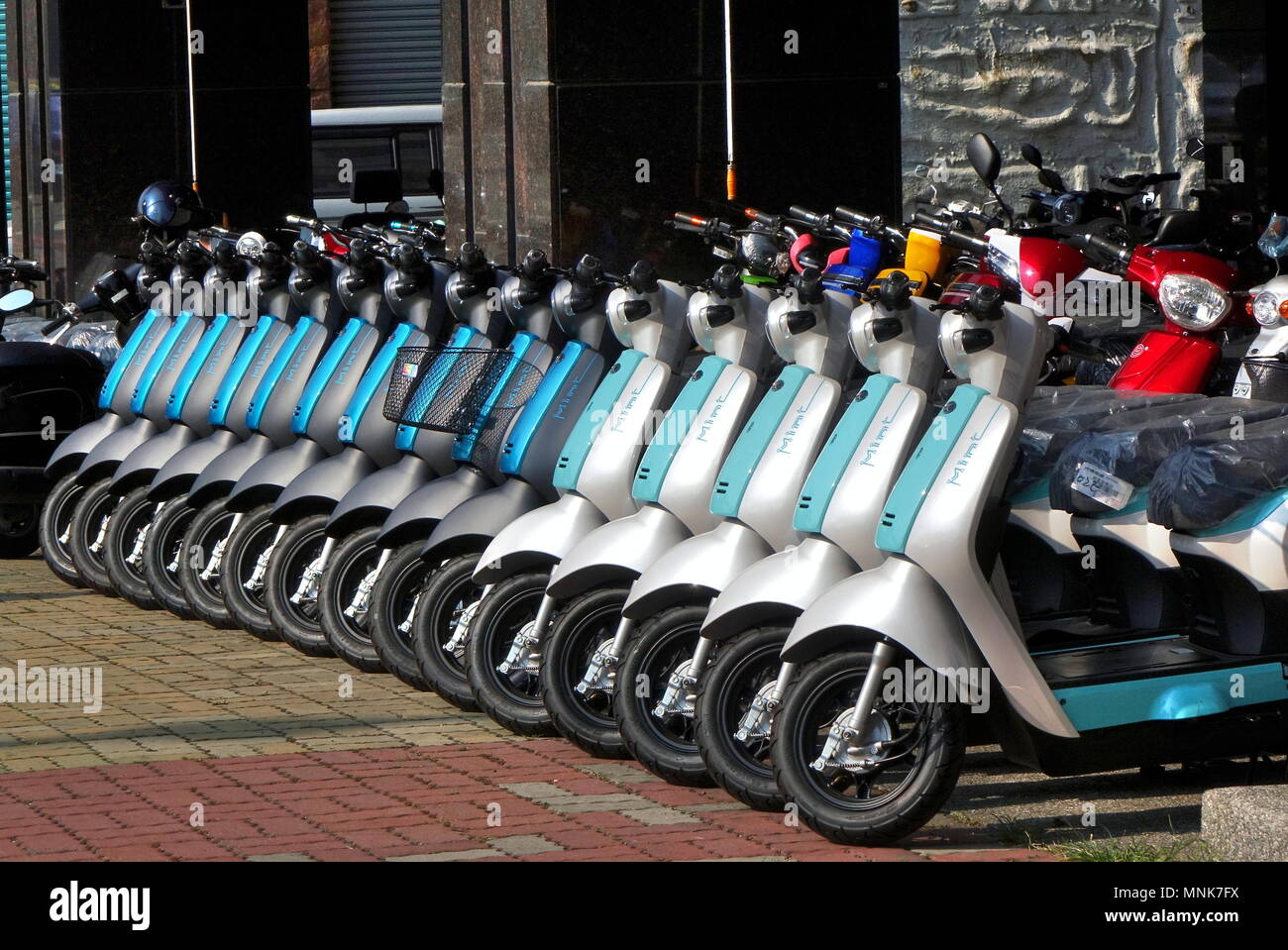 KAOHSIUNG, TAIWAN MAY 12, 2018 To phase out gasoline scooters the