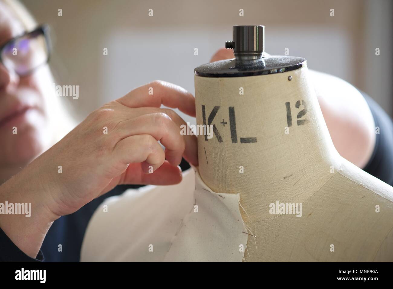 Pattern Maker (Fashion) a real Pattern Maker/Pattern Cutter at work on