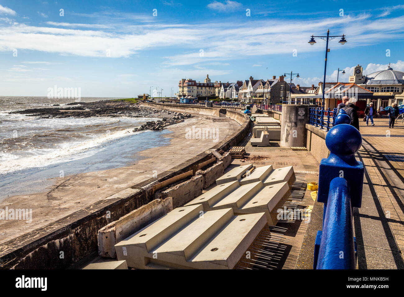 Porthcawl Town,  south wales, Stock Photo