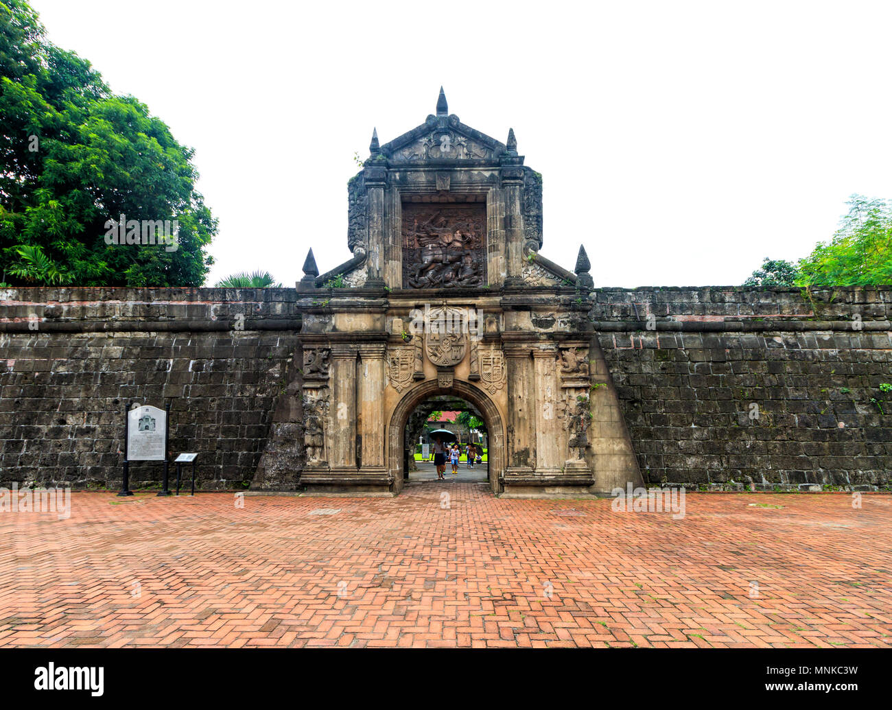 Fort Santiago, Manila, Philippines, 19 August 2017 - Fort Santiago in Manila, Philippines Stock Photo
