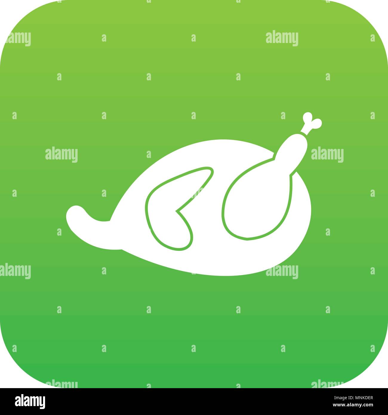 Gammon icon digital green Stock Vector Image & Art Alamy