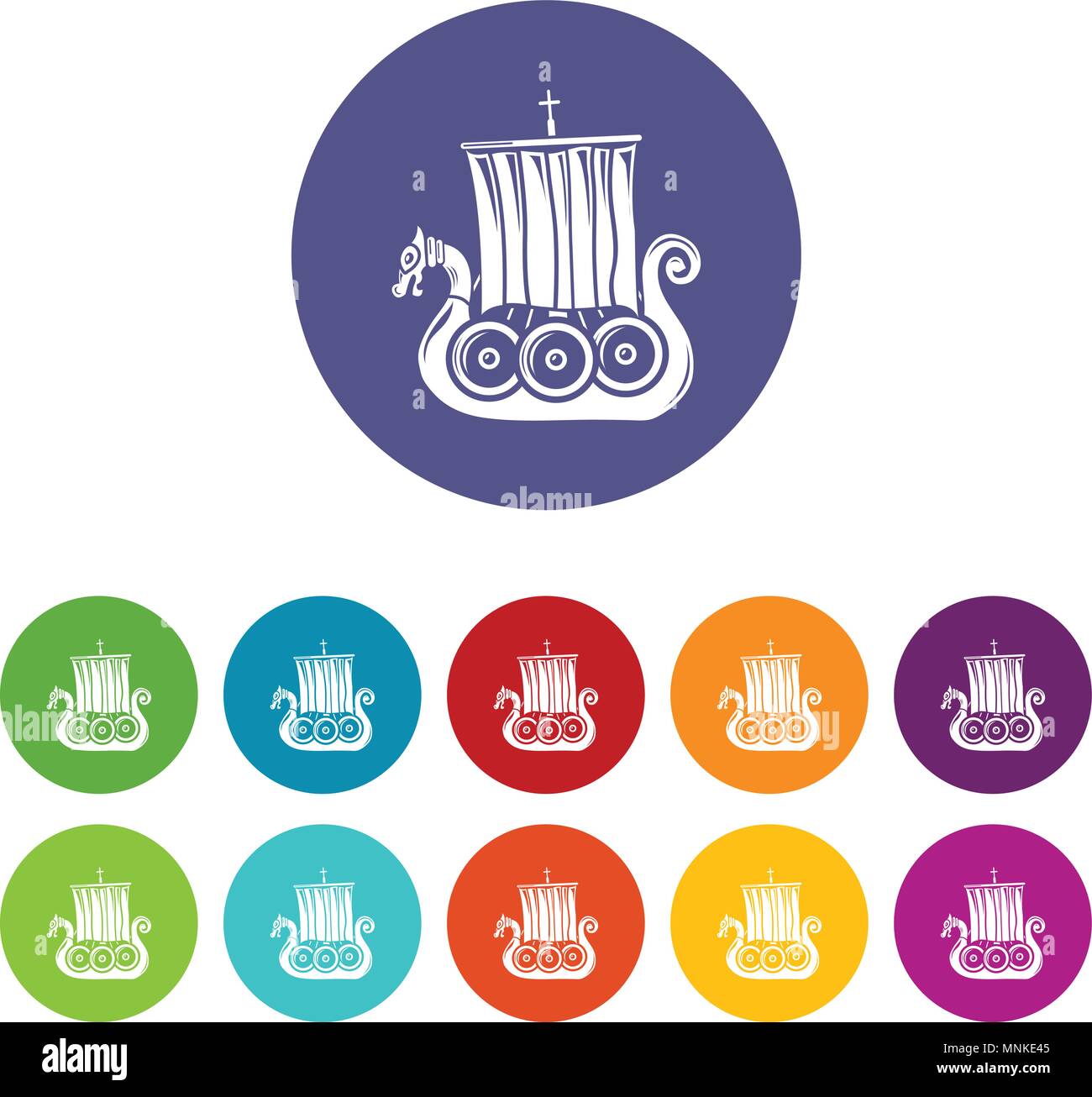 Small ship icon, simple style Stock Vector Image & Art - Alamy