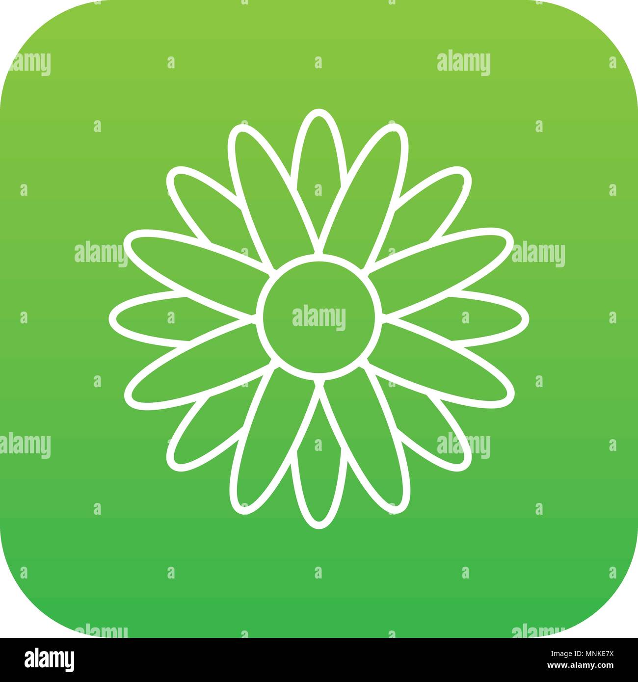 Honey flower icon green vector Stock Vector Image & Art - Alamy
