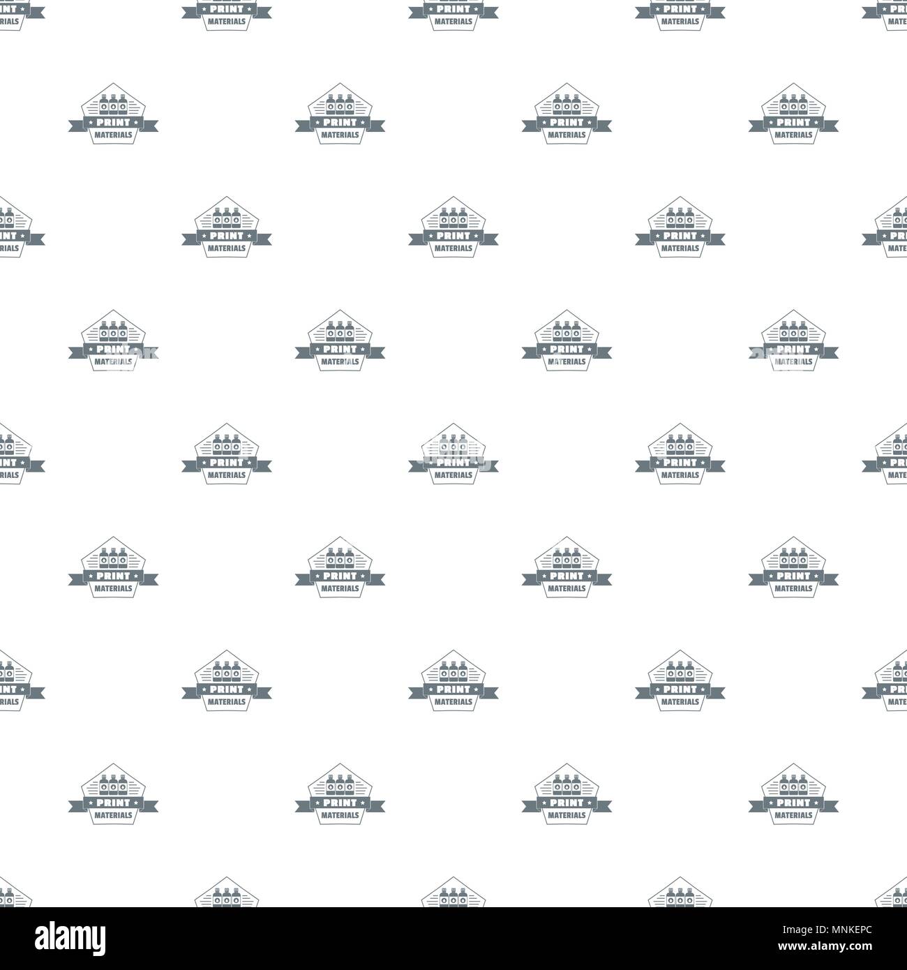 Print materials pattern vector seamless Stock Vector