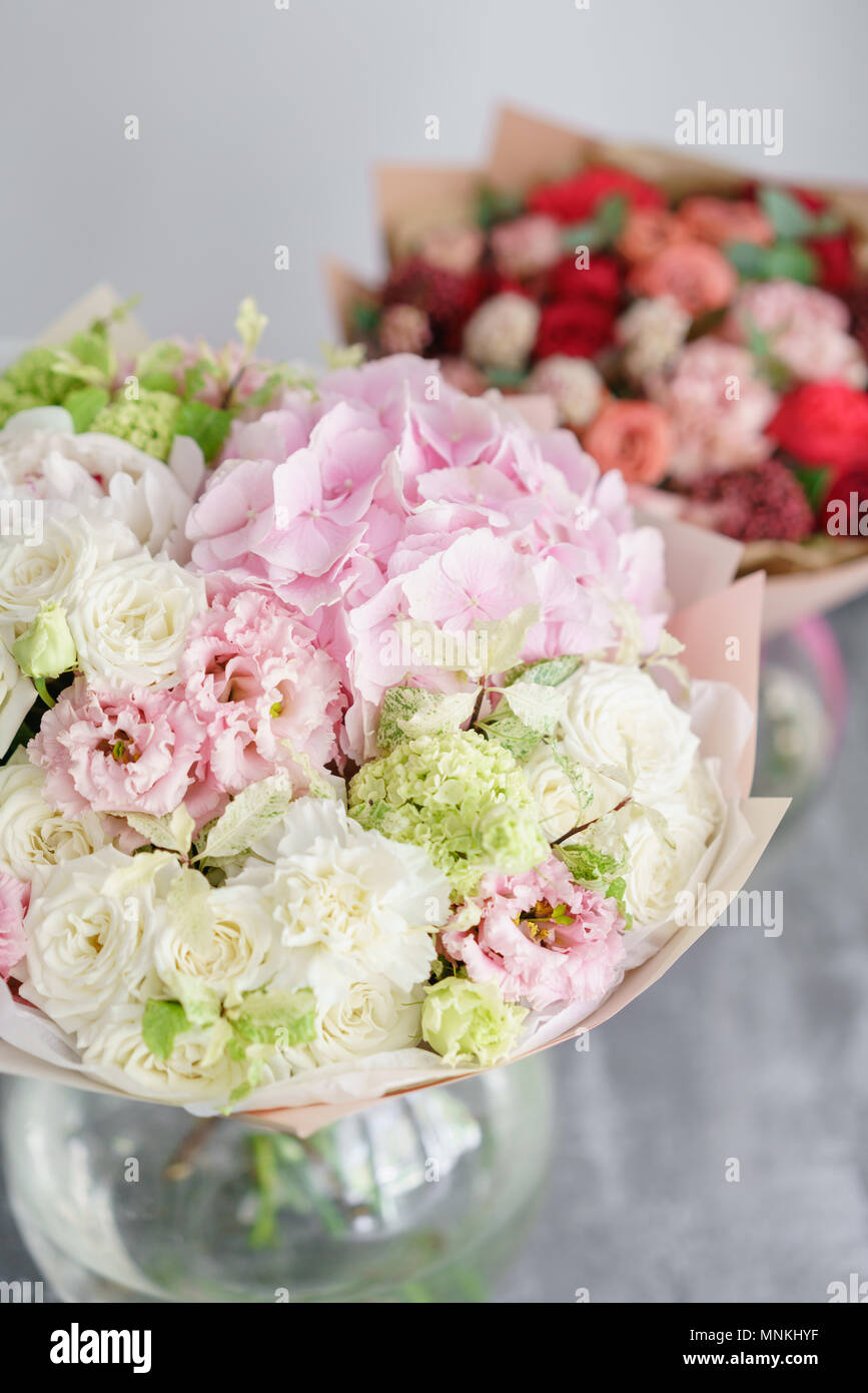 Two different color flower bouquet hi-res stock photography and images ...