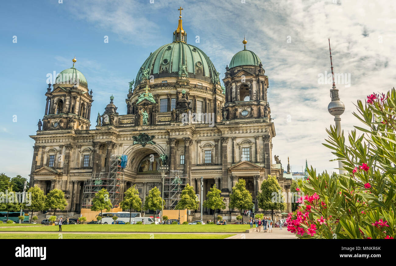 Berlin Cathedral Germany City Stock Photo