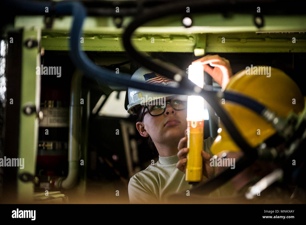 Cpl. Cala Reardon, a U.S. Army Reserve mechanic with the 377th Military