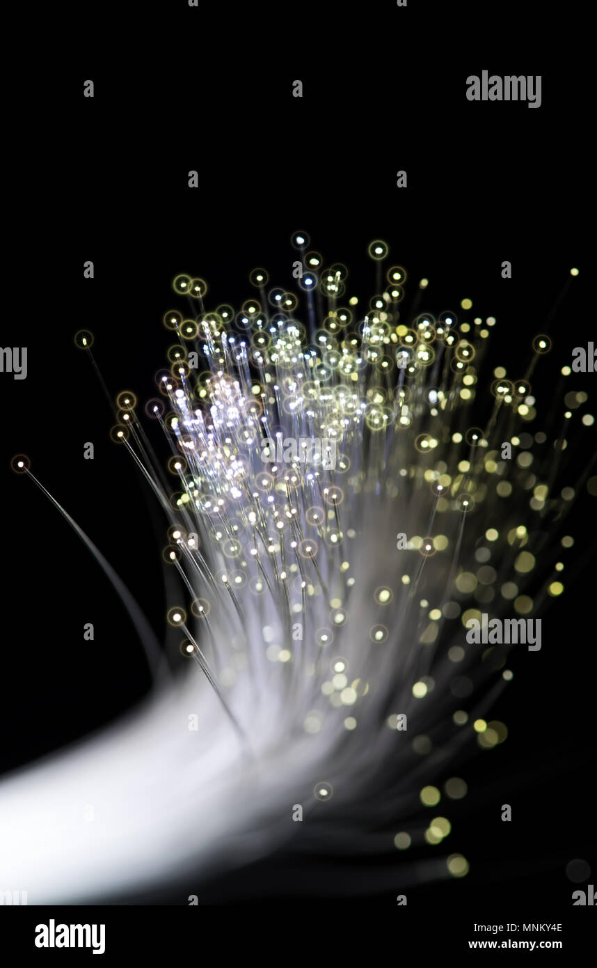 fiber optic network line cable background Stock Photo - Alamy