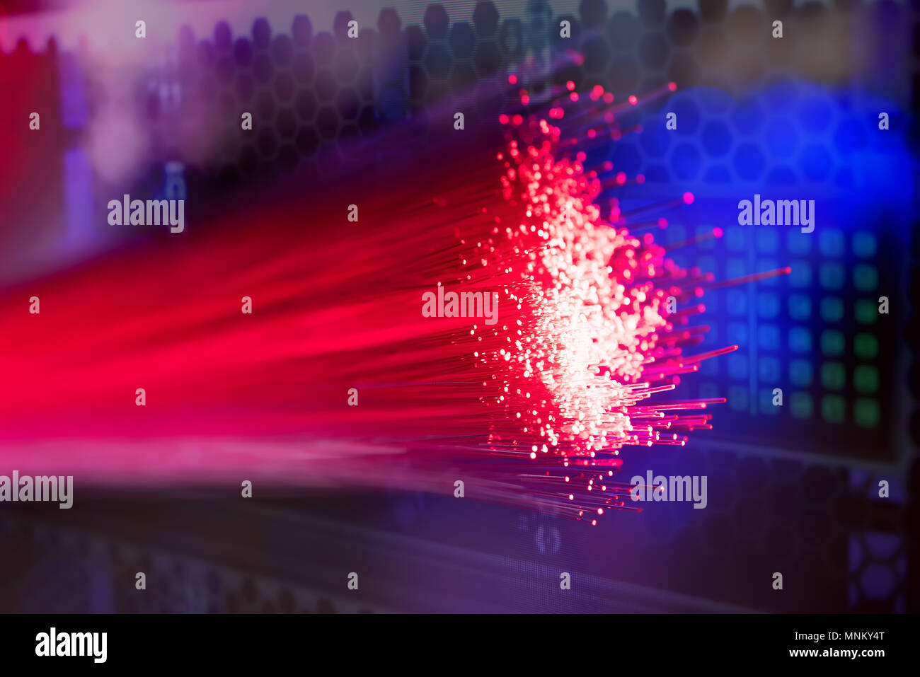 fiber optic network line cable background Stock Photo - Alamy