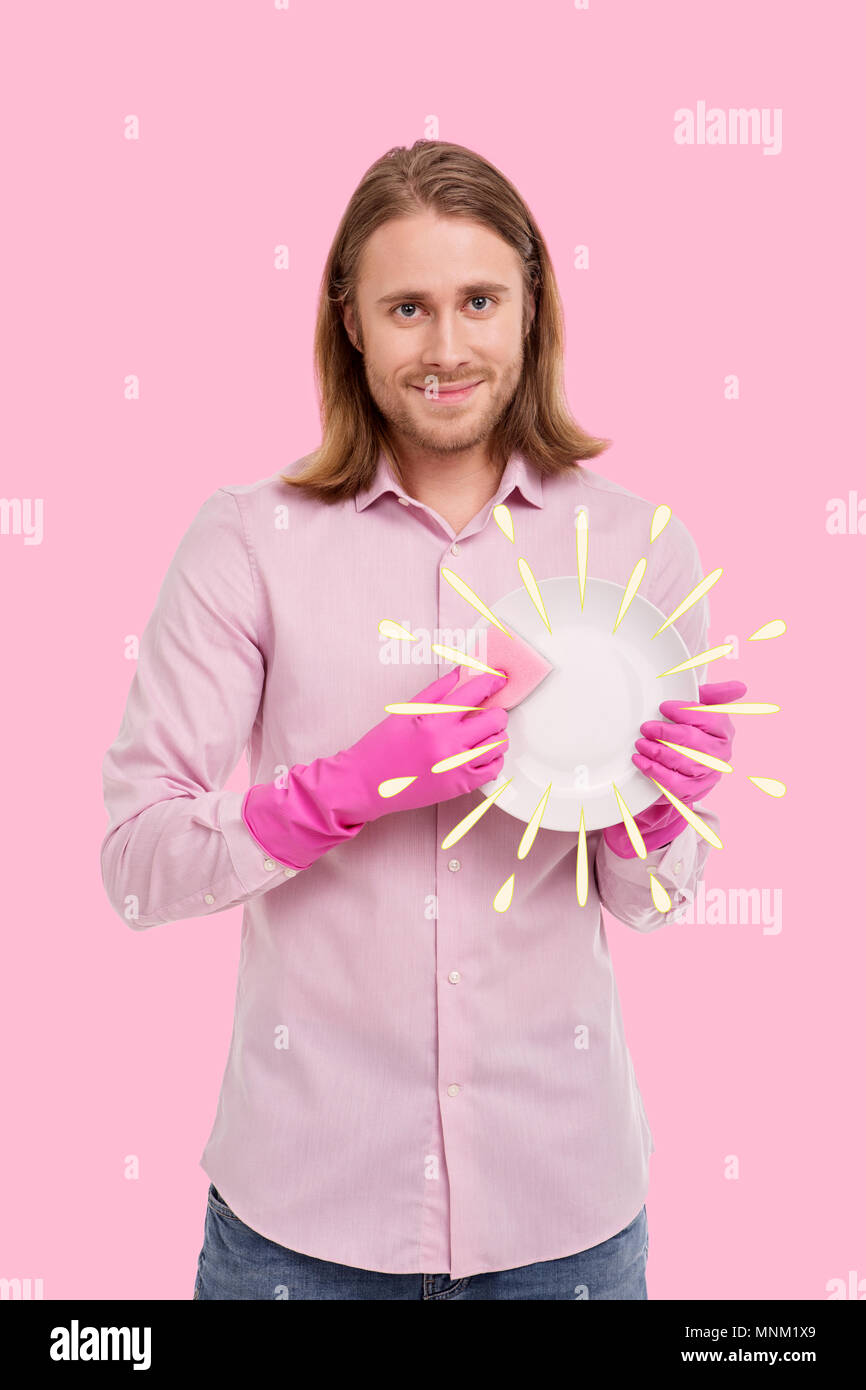 Husband washing dishes hires stock photography and images Alamy