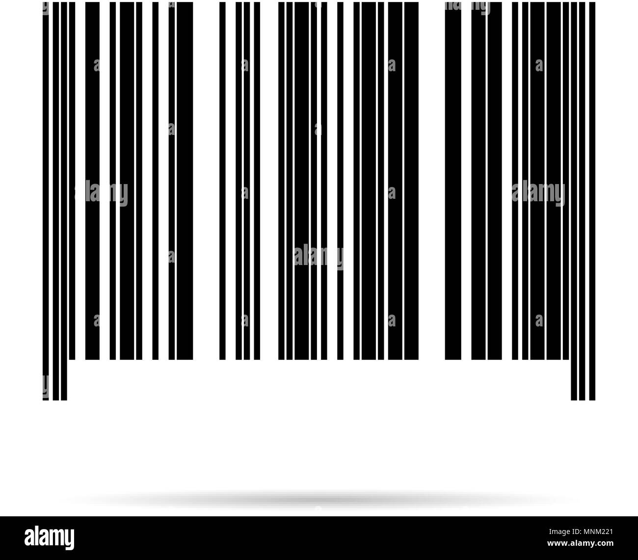 Stripped data code template. Barcode icon for design Stock Vector Image ...