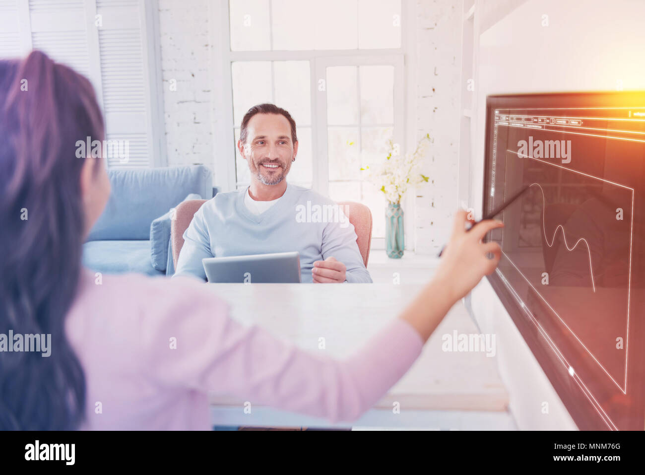 Emotional teacher hi-res stock photography and images - Alamy