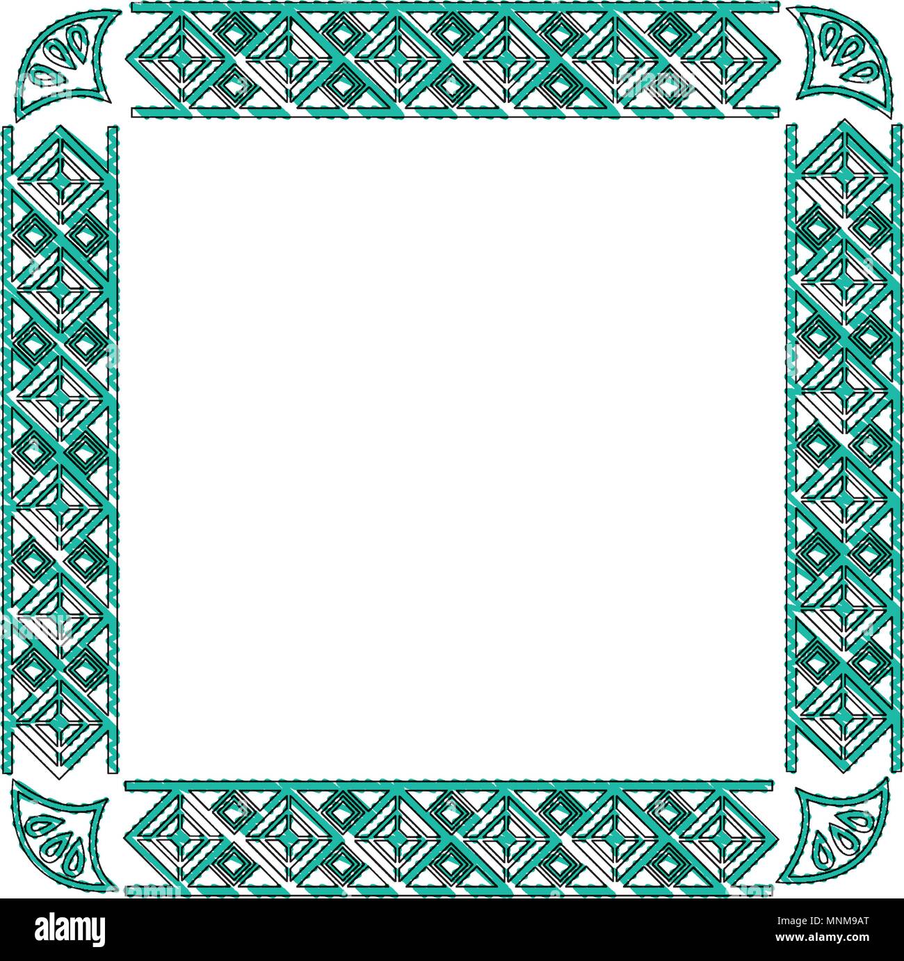 square victorian frame isolated icon Stock Vector Image & Art - Alamy