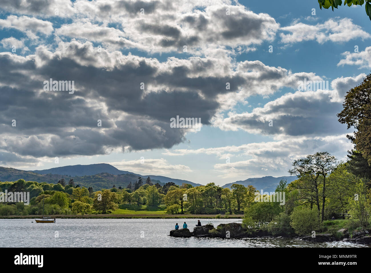 Ambleside evening clouds Stock Photo