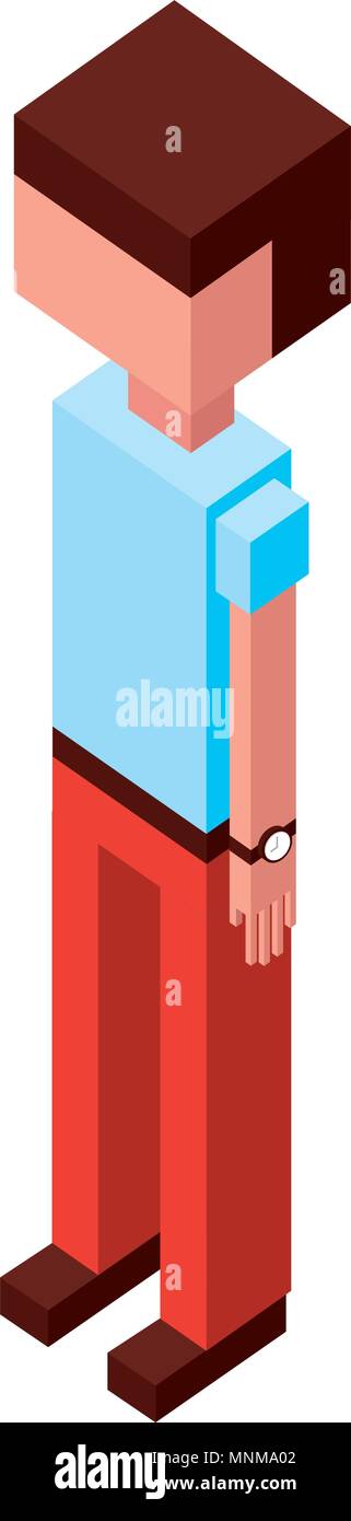 man avatar isometric icon Stock Vector Image & Art - Alamy