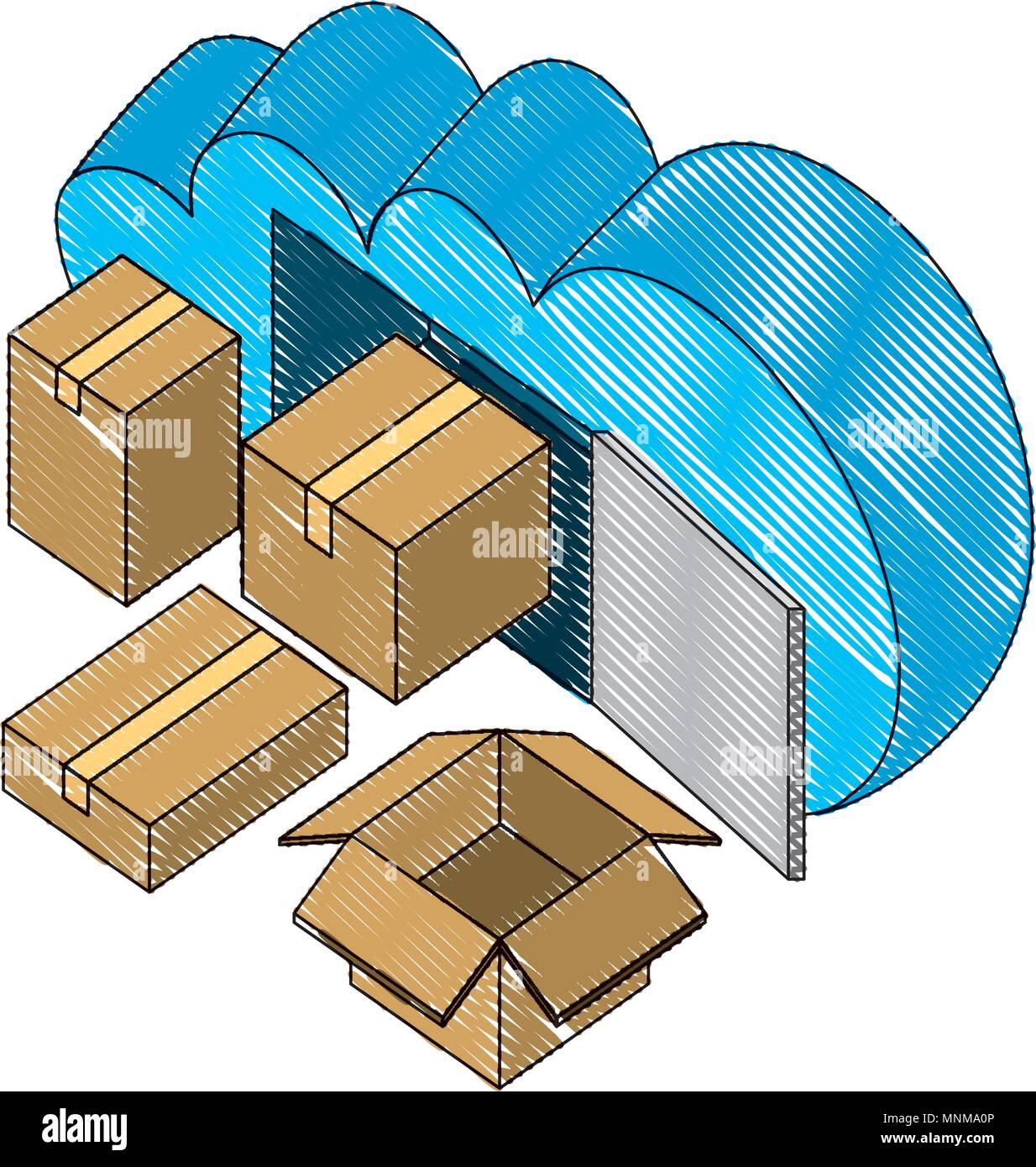File boxes Stock Vector Images - Alamy