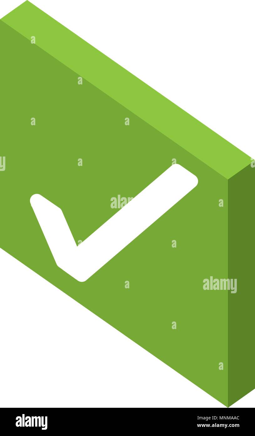 Check list icon isometric 3d hi-res stock photography and images - Alamy