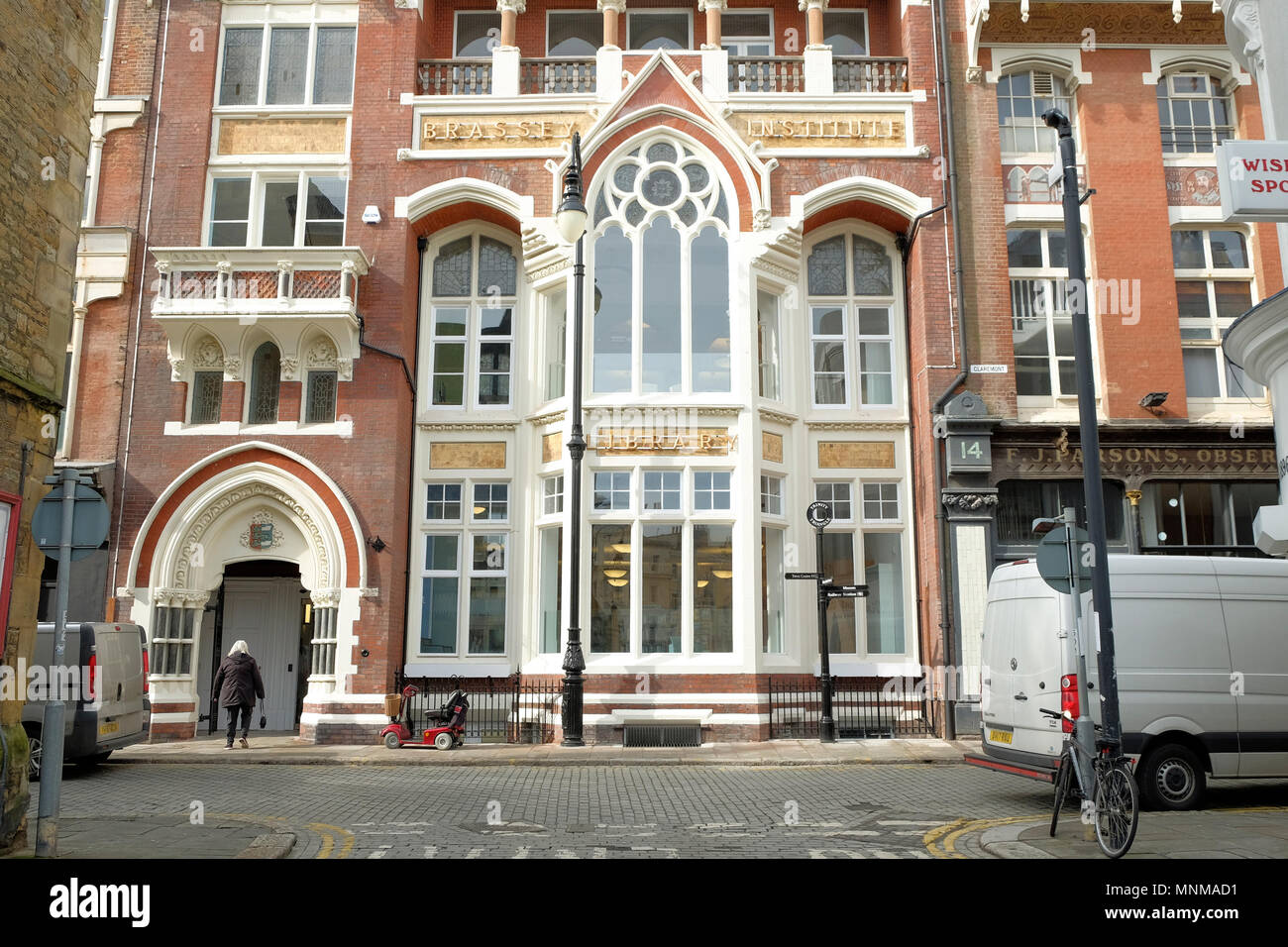 The newly restored Hastings library, brassey institute, hastings, east