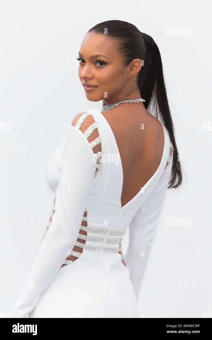 Lais Ribeiro attend the 25th amfAR Gala during the 71st Cannes Film