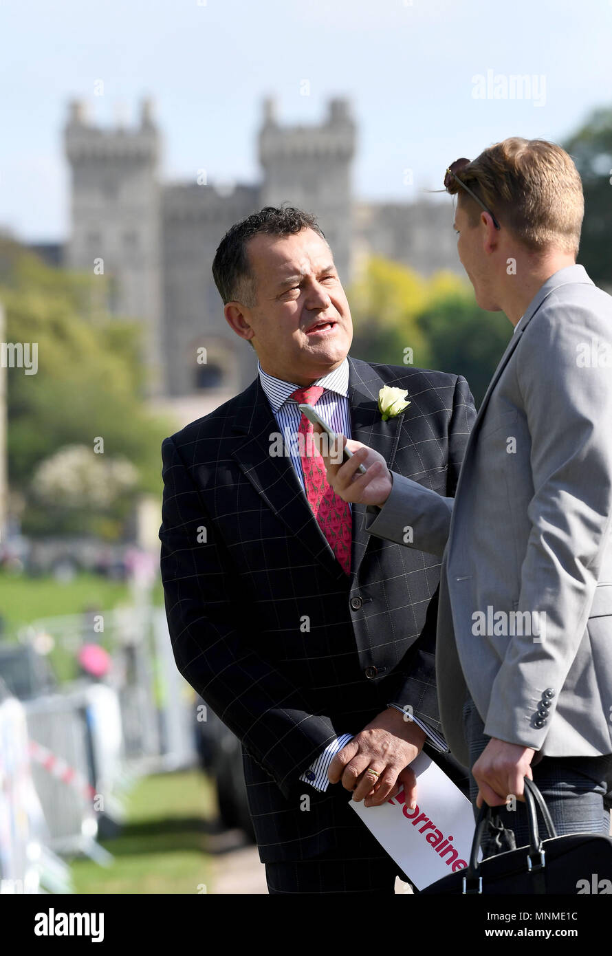 Paul Burrell outside Windsor Castle Credit: Finnbarr Webster/Alamy Live News Stock Photo