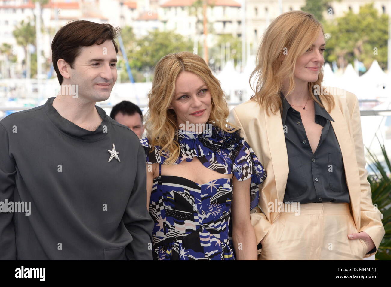 Cannes, France. 18th May, 2018. CANNES, FRANCE - MAY 18: (L-R) Actors
