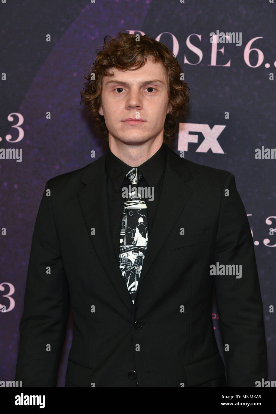 New York, USA. 17th May 2018. Evan Peters attends the New York premiere of FX series 'Pose' at Hammerstein Ballroom on May 17, 2018 in New York City. Credit: Erik Pendzich/Alamy Live News Stock Photo