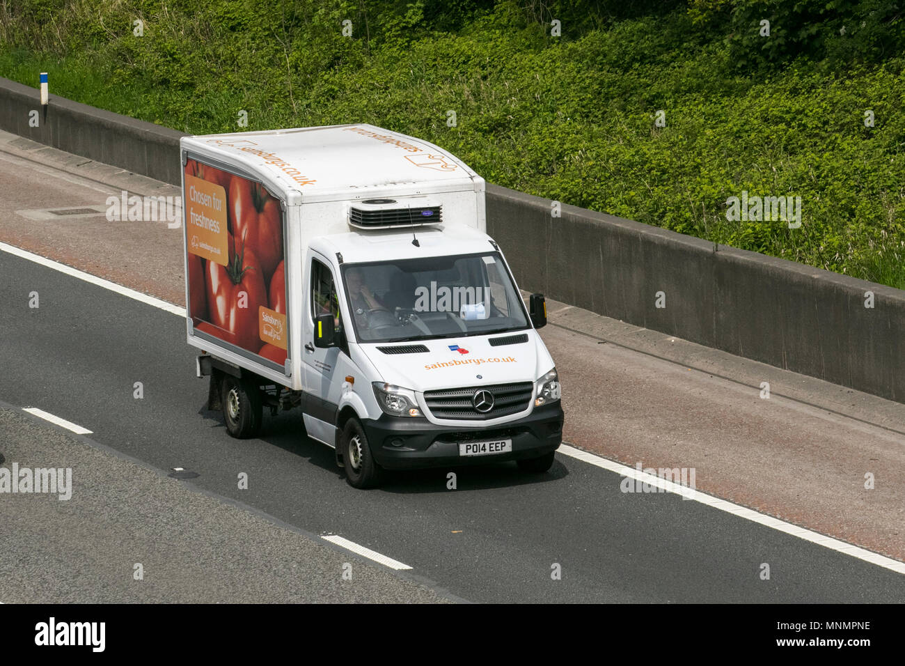 Sainsbury's groceries Food delivery service; commercial traffic on the