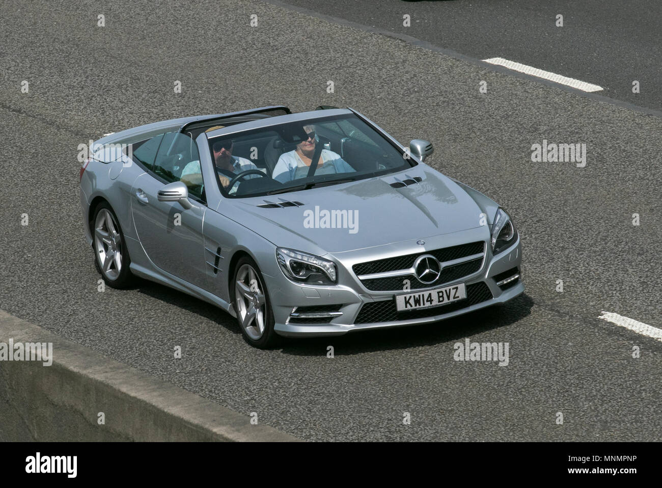 Mercedes Benz S 1350 Amg Sport Traffic On The M6 Southbound Uk