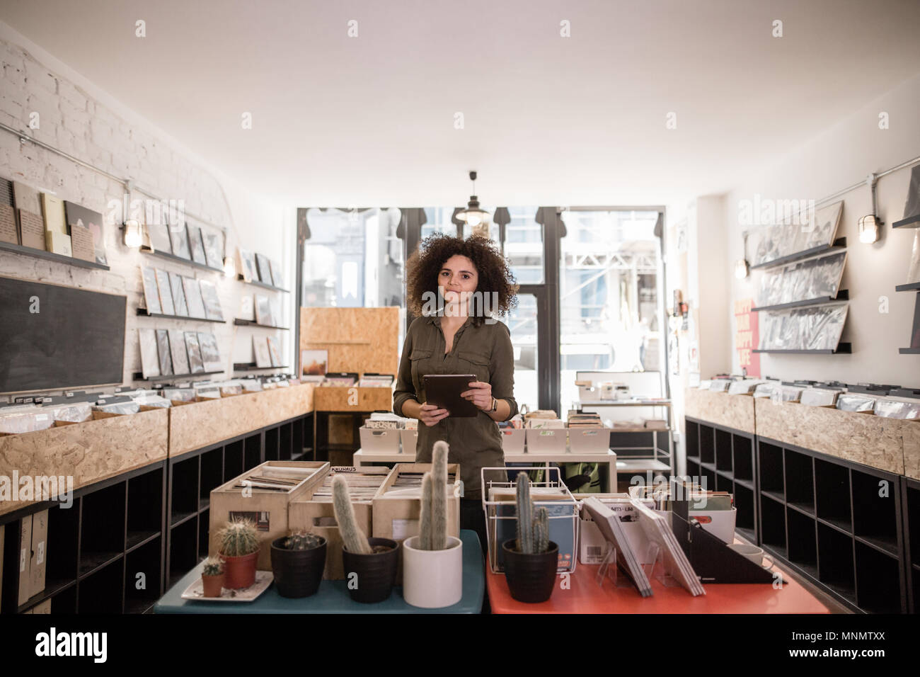 Portrait of small business owner Stock Photo