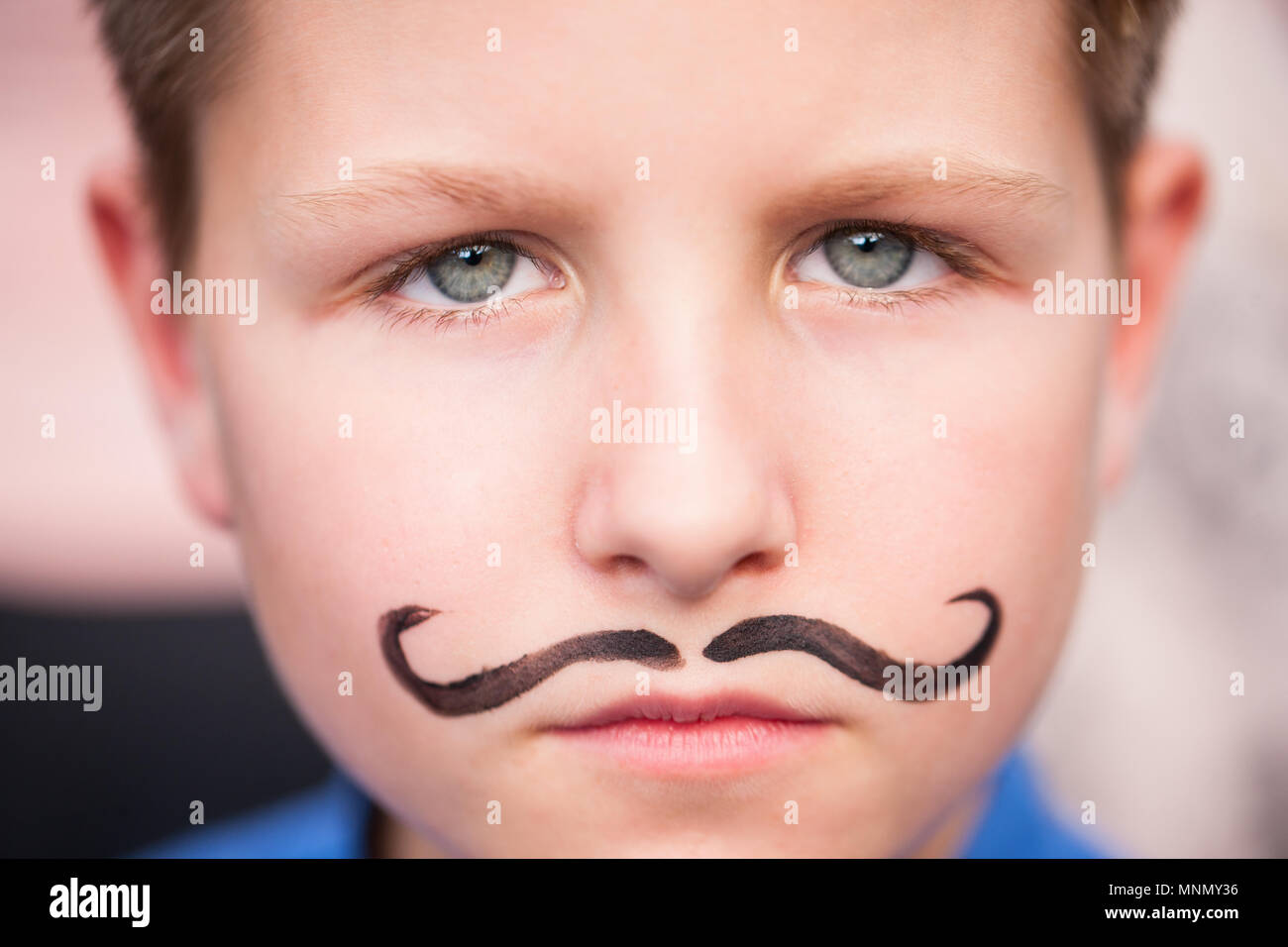 Mustache Photos: Kid Mustache Face Paint