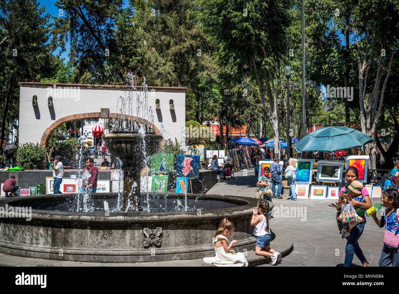 San Angel Art and Craft Saturday Market, Plaza San Jacinto, San Angel