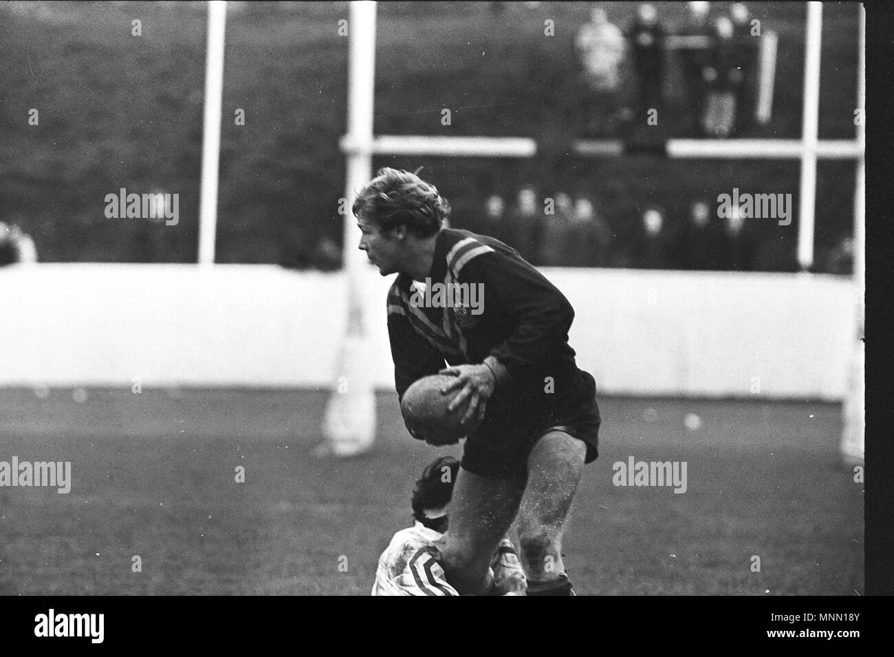 PHOTO L'EQUIPE COLLECTION LA HUTTE - RUGBY FRANCE - ANGLETERRE 18 AVRIL 1970 | UK