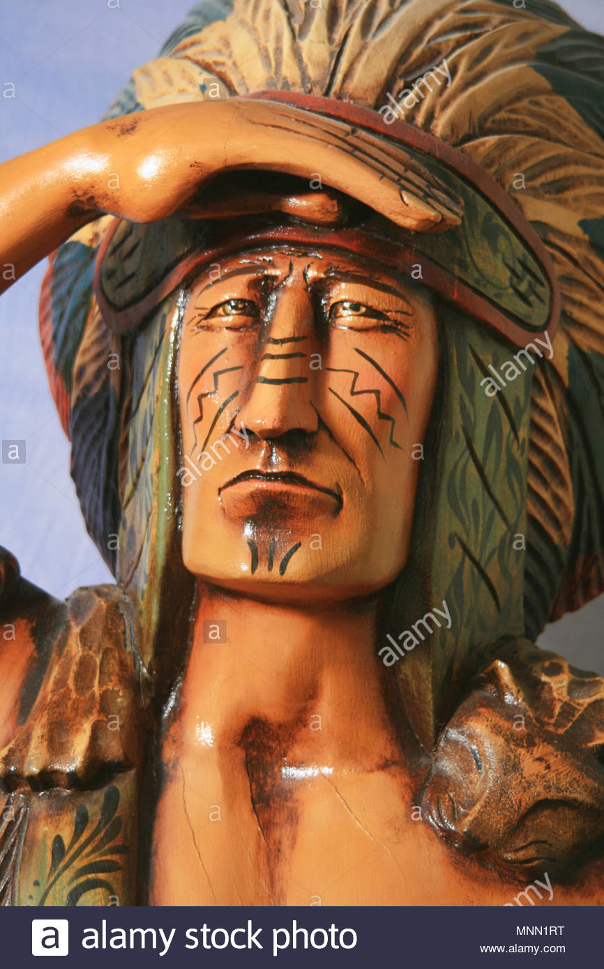 Cigar Store Indian Stock Photos & Cigar Store Indian Stock Images
