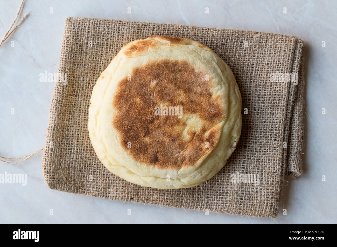 Turkish FlatBread Bazlama Ready to Eat. Traditional Bakery Stock Photo Alamy