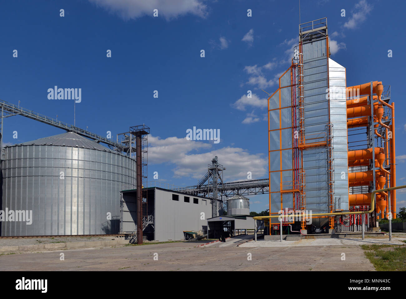 Agricultural Silo - Building Exterior, Storage and drying of grains ...