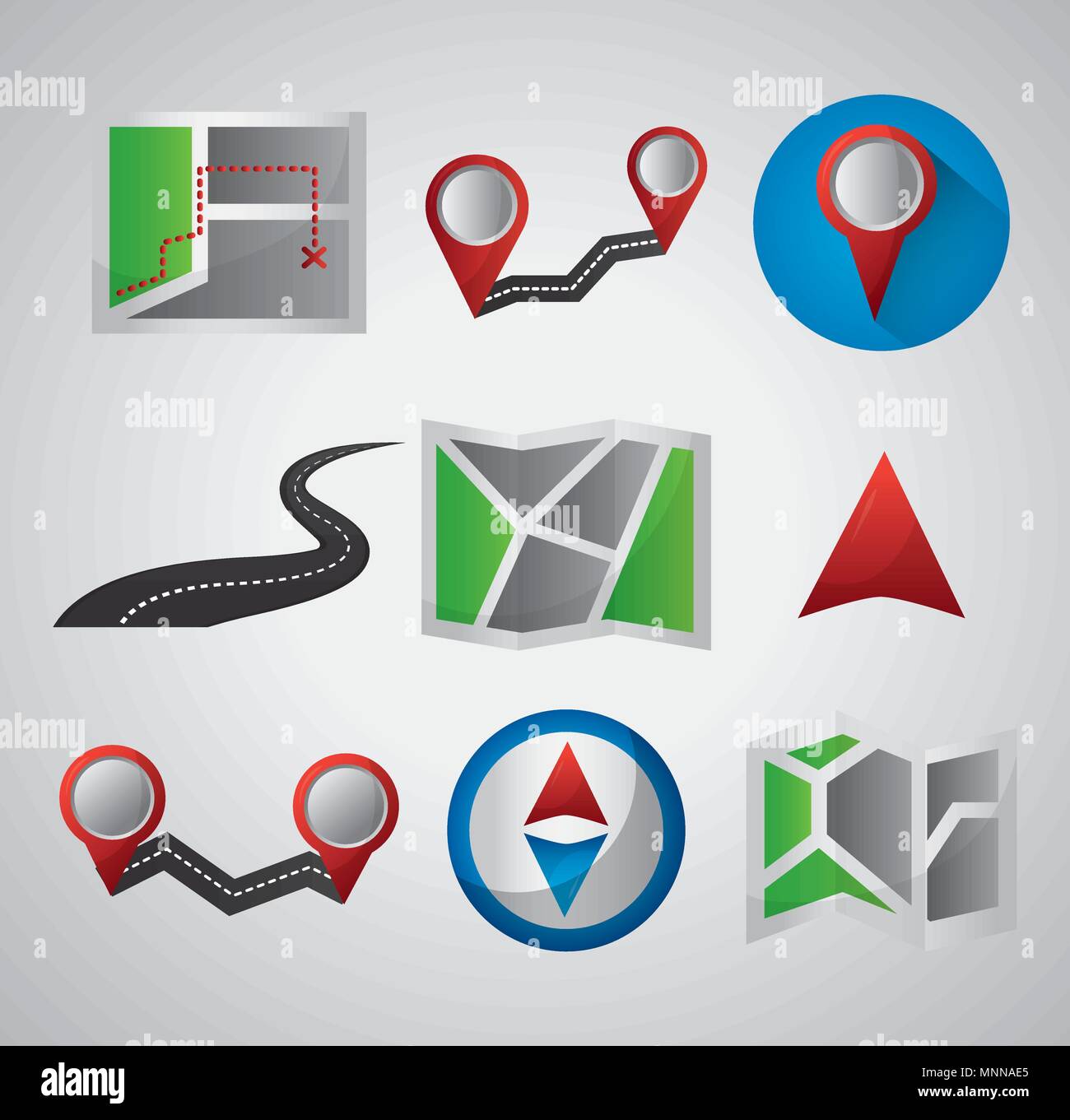 Satellite geolocation Stock Vector Images - Alamy