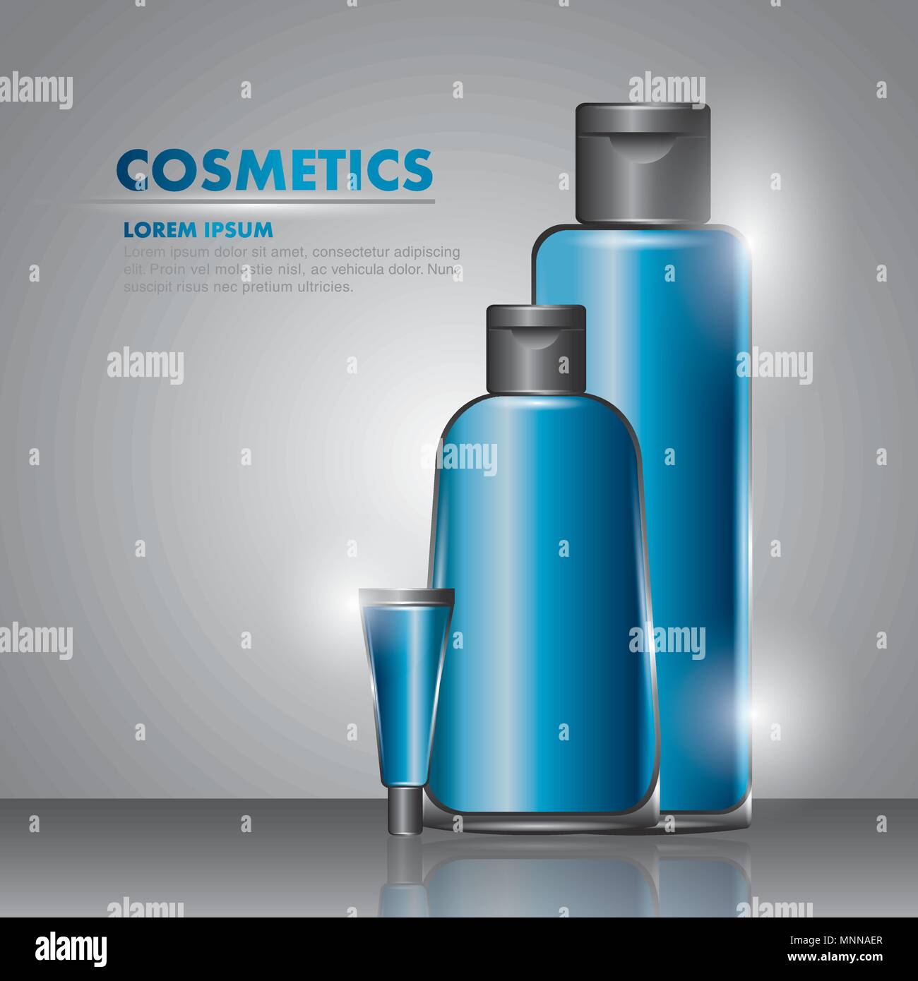 cosmetics bottle skincare Stock Vector Image & Art - Alamy