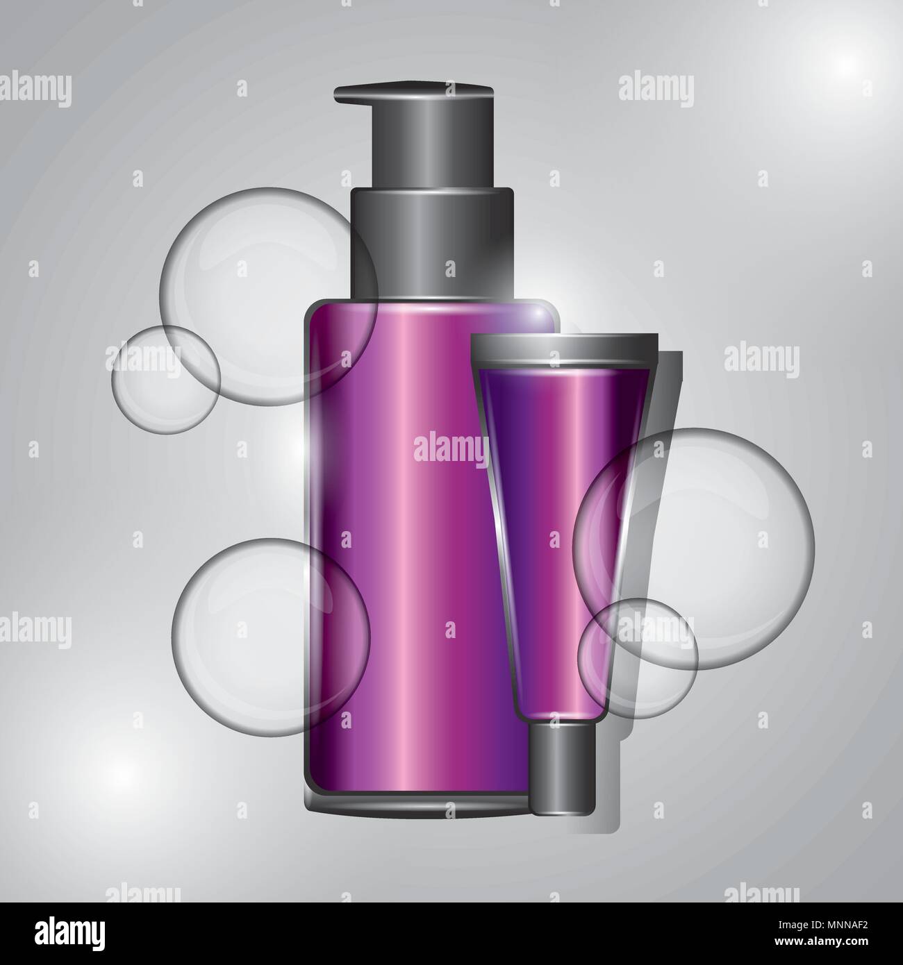 cosmetics bottle skincare Stock Vector Image & Art - Alamy