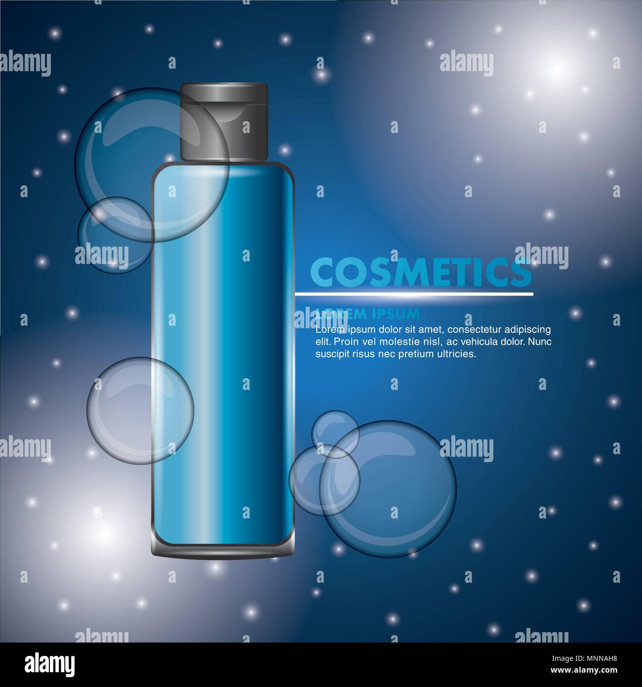 cosmetics bottle skincare Stock Vector Image & Art - Alamy