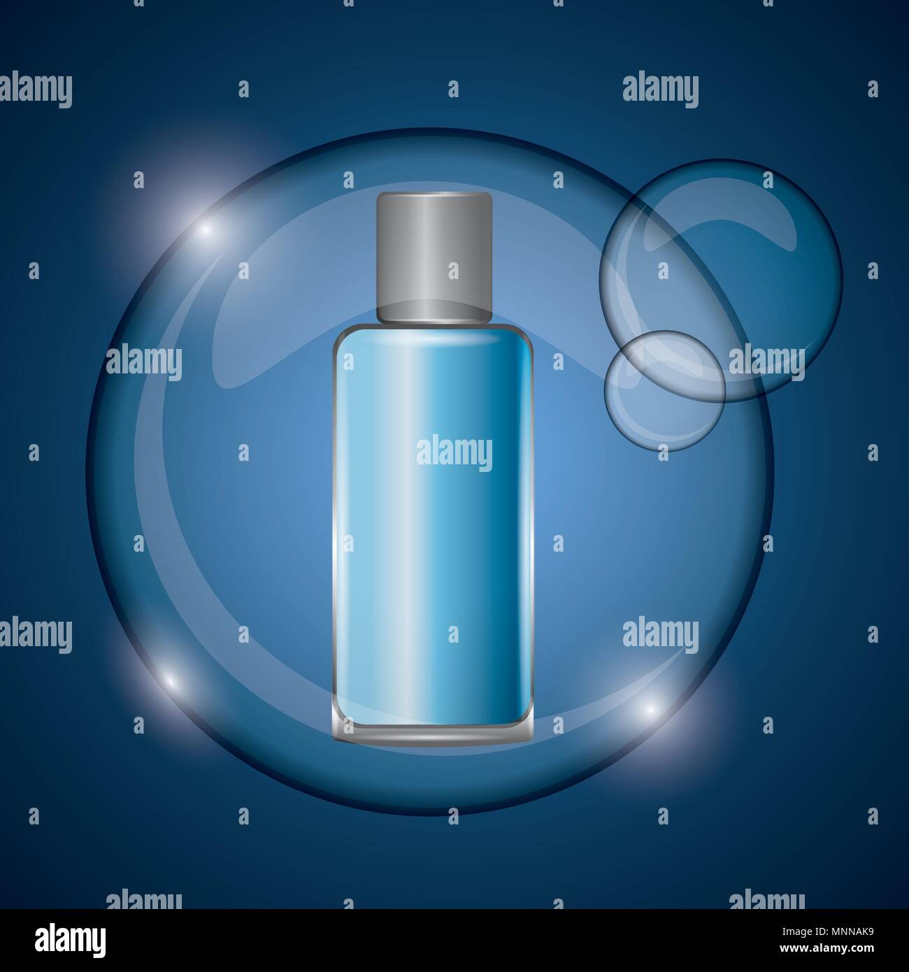 cosmetics bottle skincare Stock Vector Image & Art - Alamy