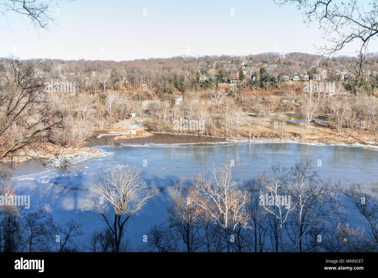 Aerial View Potomac River Stock Photos & Aerial View Potomac River