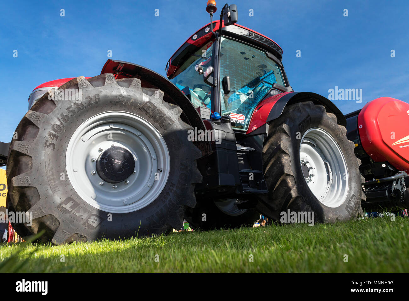 Tractor display at Stokesley Show, North Yorkshire, England, UK Stock Photo Alamy
