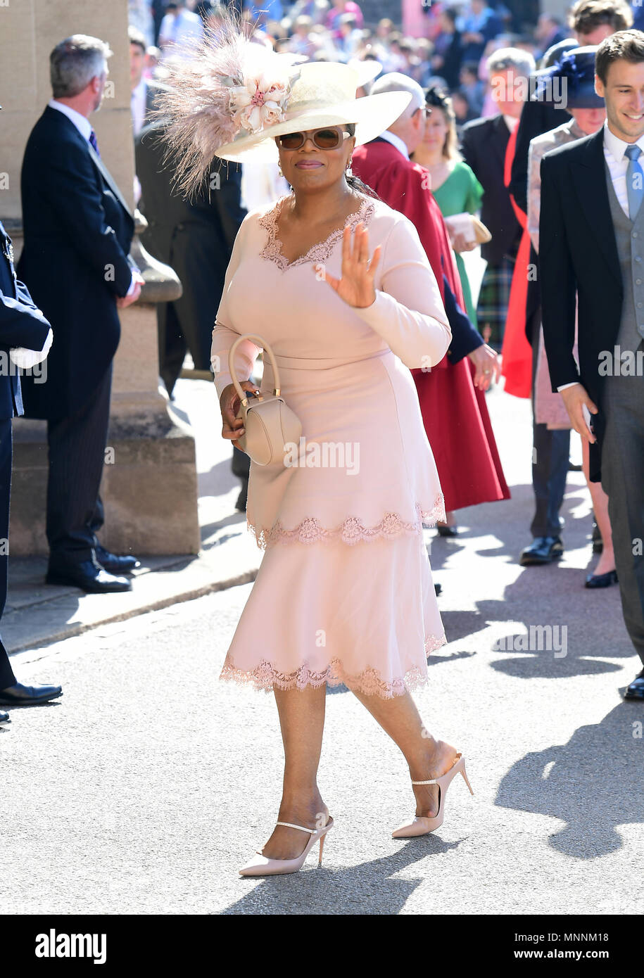 Oprah Winfrey Arrives At St George S Chapel At Windsor Castle For