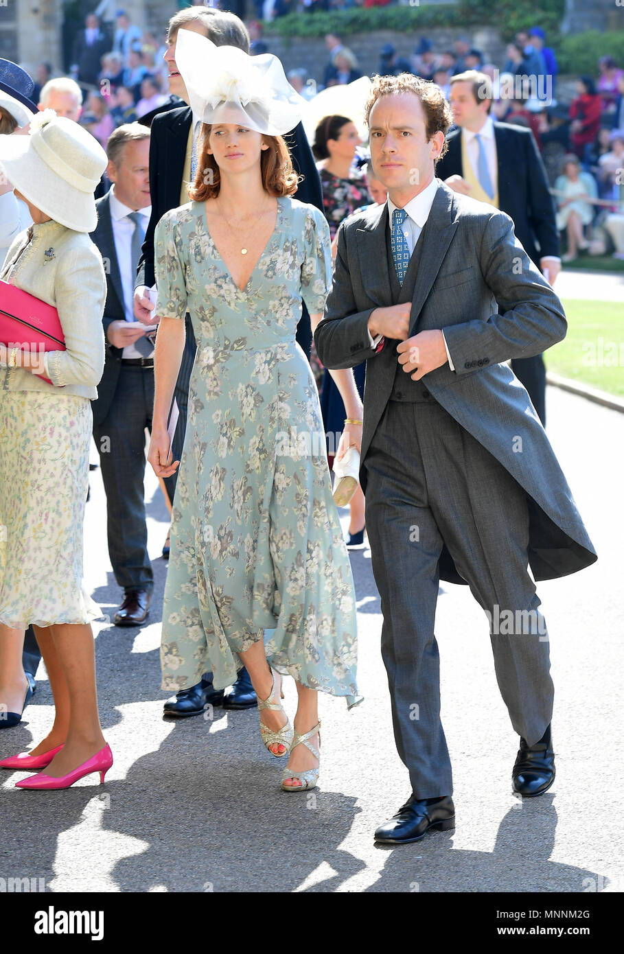 Tom Inskip arrives at St George's Chapel at Windsor Castle for the ...