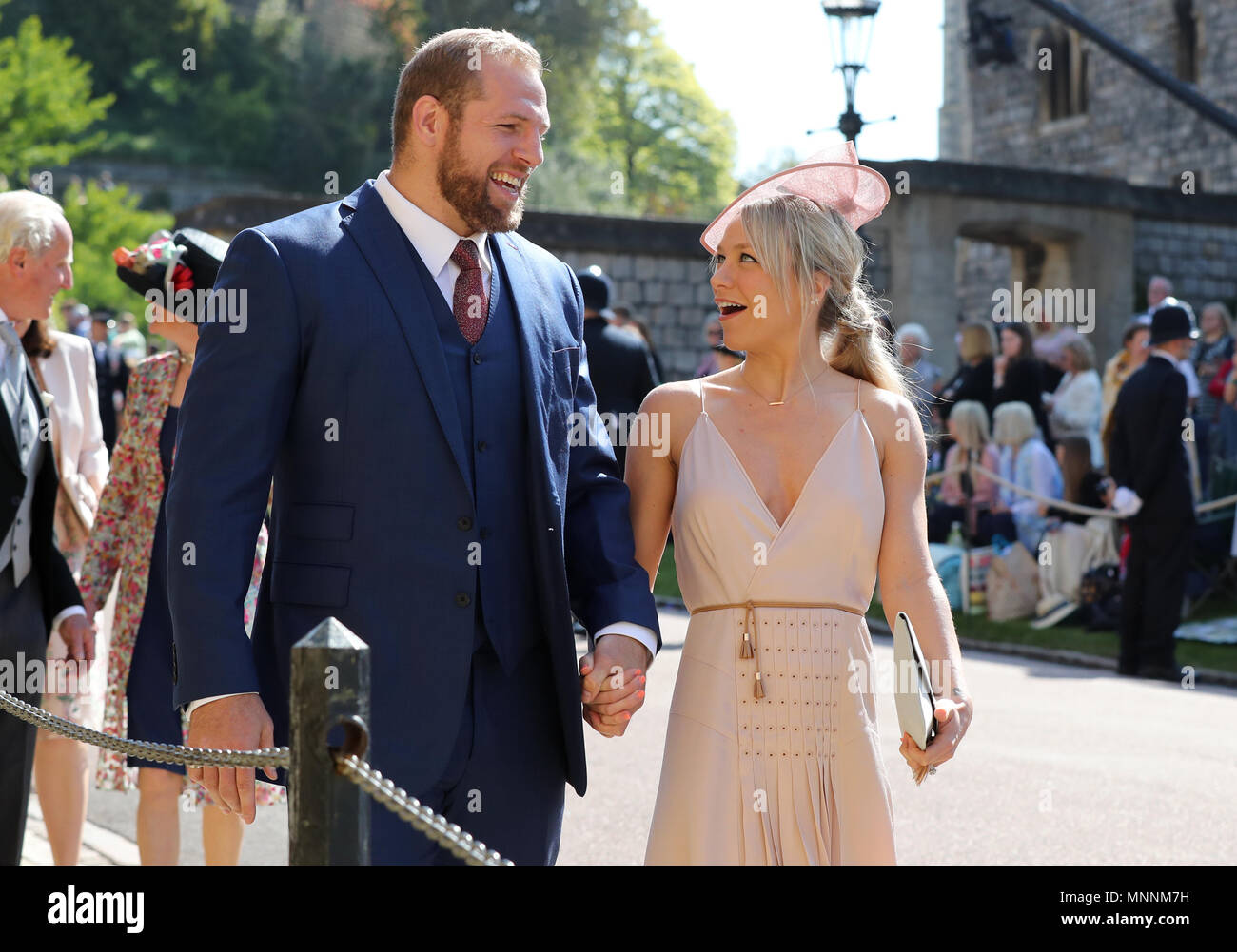 james-haskell-and-chloe-madeley-arrive-at-st-george-s-chapel-at-windsor