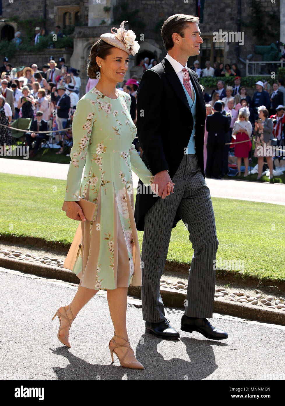 Pippa Middleton and James Matthews arrive at St Chapel at