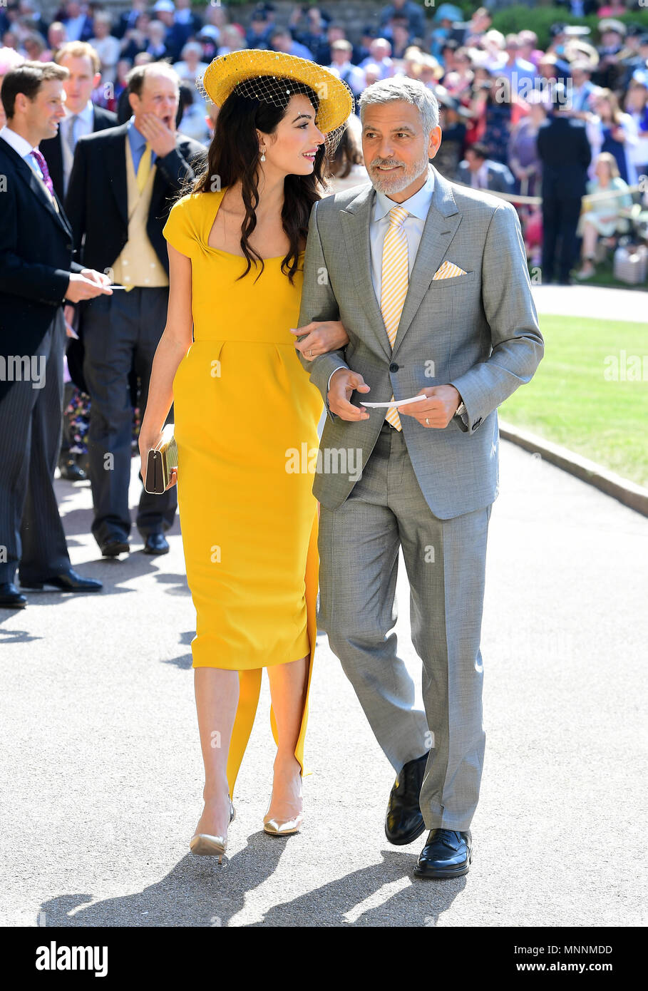Amal clooney sale harry wedding dress